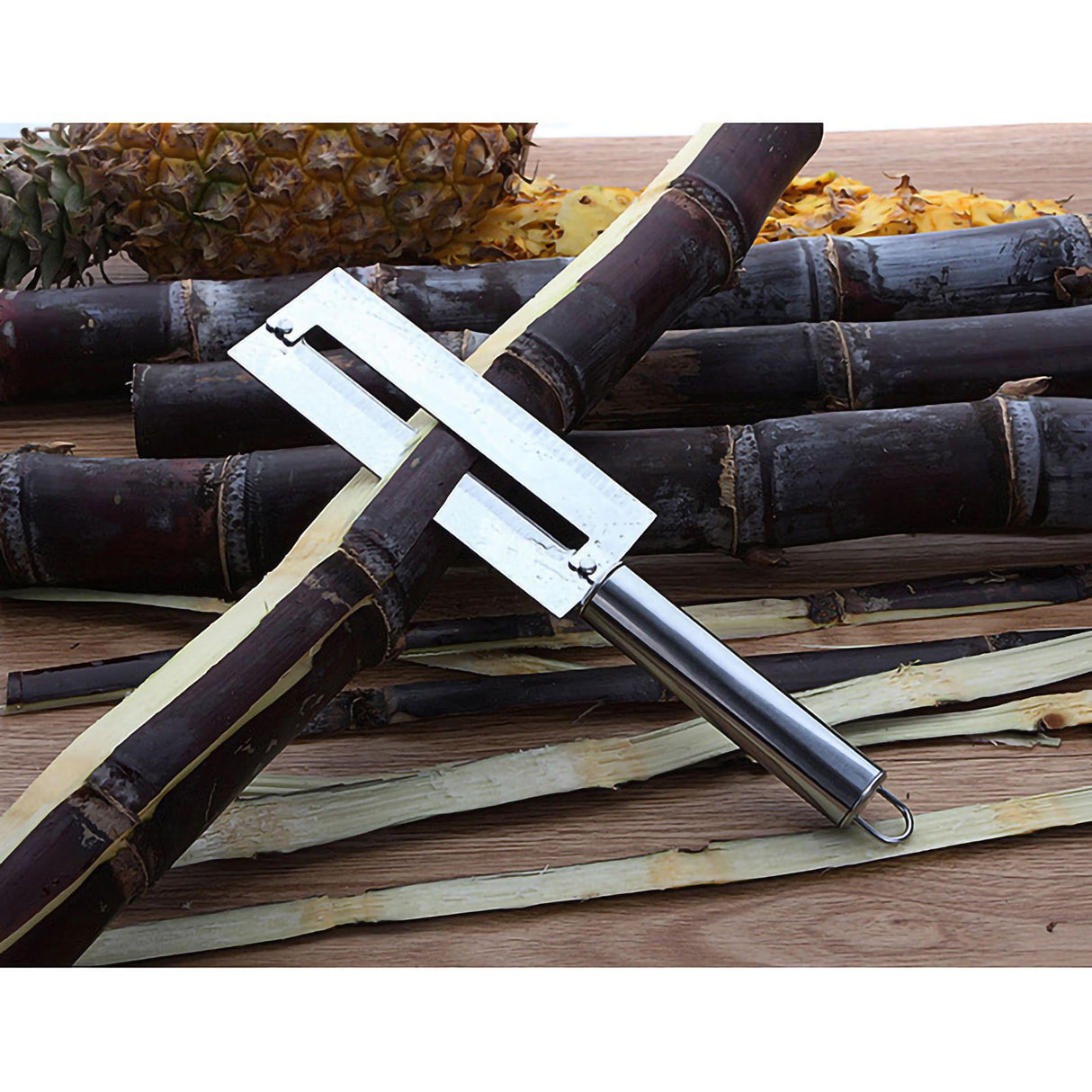 Fruit Peeler Knife Pointed Stainless Steel Vegetables Knife Kitchen Supplies for HouseholdSugarcane Knife