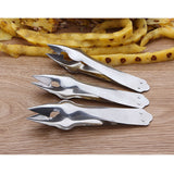 Fruit Peeler Knife Pointed Stainless Steel Vegetables Knife Kitchen Supplies for HouseholdEye Removing Clip