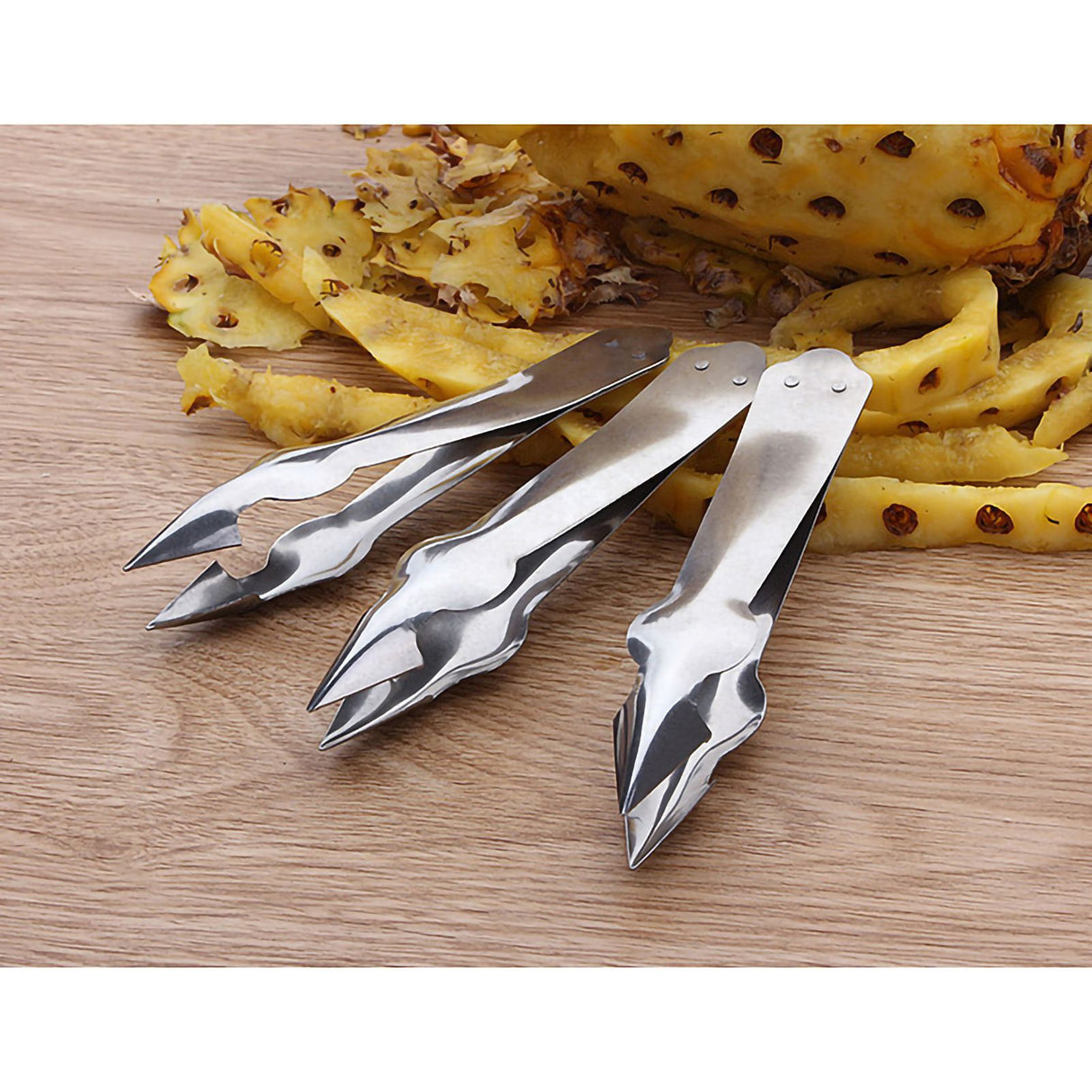 Fruit Peeler Knife Pointed Stainless Steel Vegetables Knife Kitchen Supplies for HouseholdEye Removing Clip