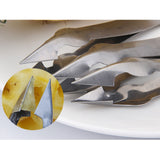 Fruit Peeler Knife Pointed Stainless Steel Vegetables Knife Kitchen Supplies for HouseholdEye Removing Clip