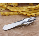 Fruit Peeler Knife Pointed Stainless Steel Vegetables Knife Kitchen Supplies for HouseholdEye Removing Clip - 45-Degree Angle
