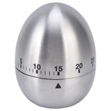 Cooking Timer Egg Shaped Clear Scale Design Manual Mechanical 60 Minutes Kitchen Baking Timing Reminder - Extra Image