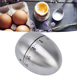 Cooking Timer Egg Shaped Clear Scale Design Manual Mechanical 60 Minutes Kitchen Baking Timing Reminder