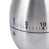 Cooking Timer Egg Shaped Clear Scale Design Manual Mechanical 60 Minutes Kitchen Baking Timing Reminder