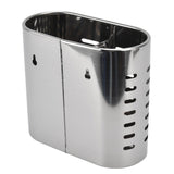 Chopsticks Hanging Organizer Stainless Steel Utensil Drying Racks with Hollow Design for Kitchen - Extra Image