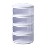 Insulated Food Cover Multilayer Heat Preservation Warm Intimate Effective Isolation Stackable Dish Cover4 Layers