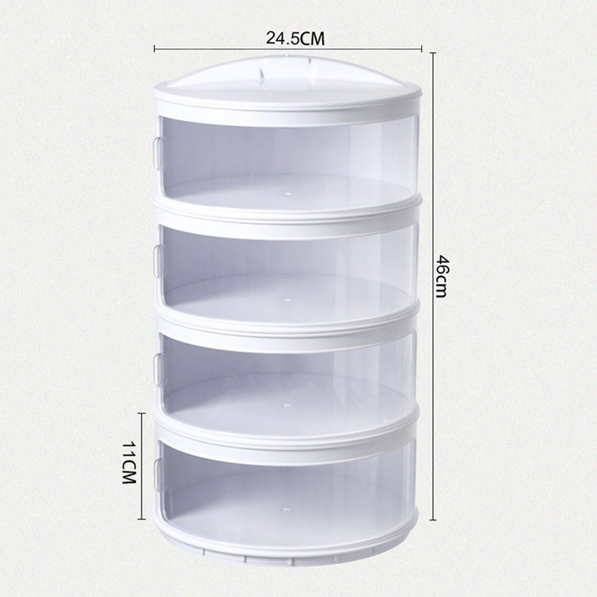 Insulated Food Cover Multilayer Heat Preservation Warm Intimate Effective Isolation Stackable Dish Cover4 Layers