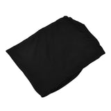Table Cover Rectangular Wrinkle Resistant Washable Universal Black Stretch Tablecloth for Wedding Party ExhibitionBlack 6FT(183x76x76cm)