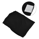 Table Cover Rectangular Wrinkle Resistant Washable Universal Black Stretch Tablecloth for Wedding Party ExhibitionBlack 6FT(183x76x76cm)