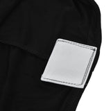Table Cover Rectangular Wrinkle Resistant Washable Universal Black Stretch Tablecloth for Wedding Party ExhibitionBlack 6FT(183x76x76cm) - Extra Image
