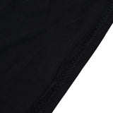 Table Cover Rectangular Wrinkle Resistant Washable Universal Black Stretch Tablecloth for Wedding Party ExhibitionBlack 6FT(183x76x76cm)