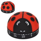 Kitchen Timer Ladybug Look 70db Alert Practical Stainless Steel Cooking Timer for Kitchen Cooking Homework Running