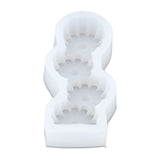 Candle Molds Silicone Easy Demoulding Food Grade Silicone DIY Chocolate Cake Mould for DIY Crafts Home DecorationDaisy