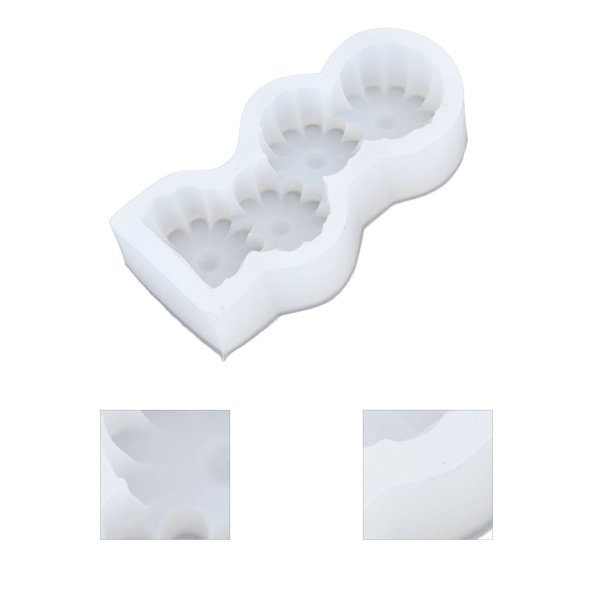 Candle Molds Silicone Easy Demoulding Food Grade Silicone DIY Chocolate Cake Mould for DIY Crafts Home DecorationDaisy