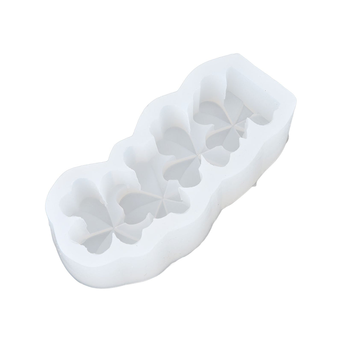 Candle Molds Silicone Easy Demoulding Food Grade Silicone DIY Chocolate Cake Mould for DIY Crafts Home DecorationFour Leaf Clover