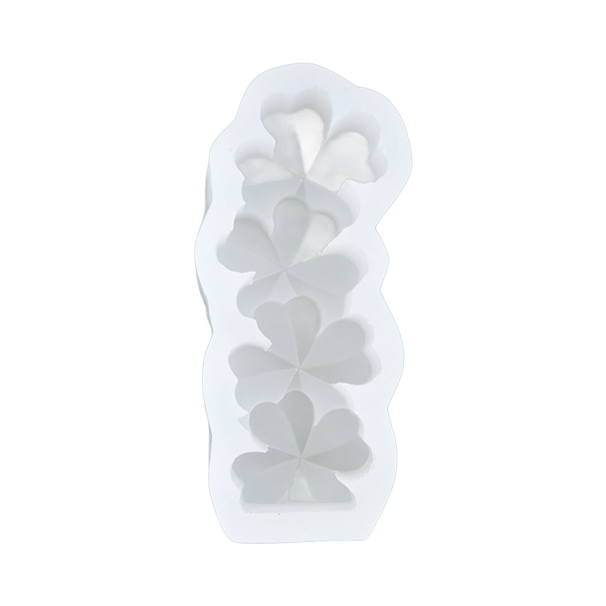 Candle Molds Silicone Easy Demoulding Food Grade Silicone DIY Chocolate Cake Mould for DIY Crafts Home DecorationFour Leaf Clover