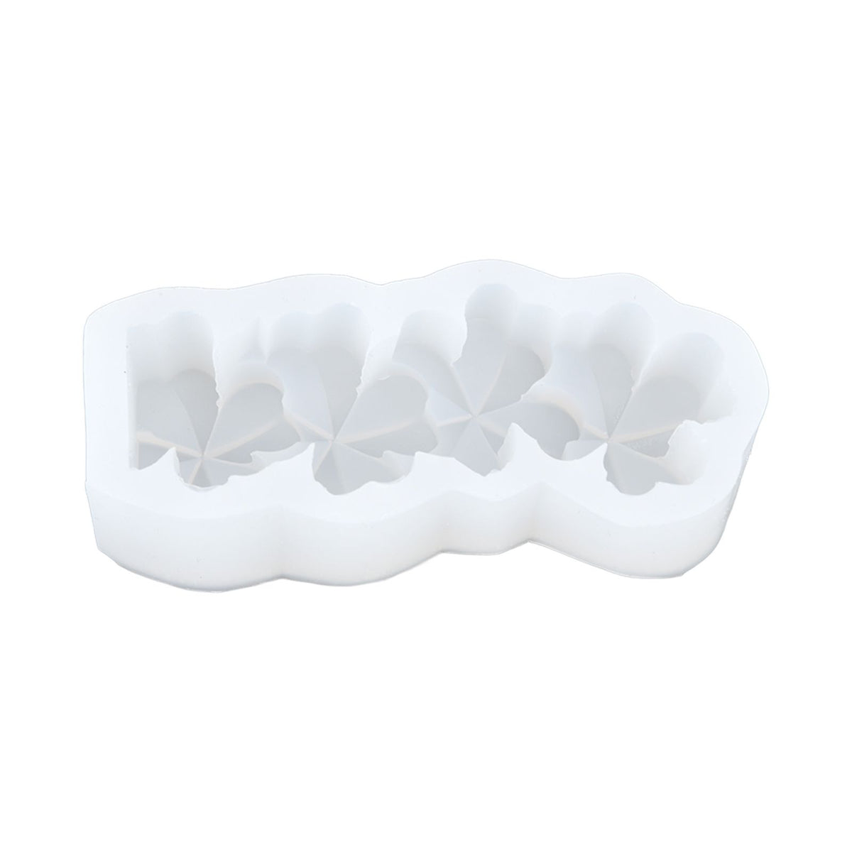 Candle Molds Silicone Easy Demoulding Food Grade Silicone DIY Chocolate Cake Mould for DIY Crafts Home DecorationFour Leaf Clover