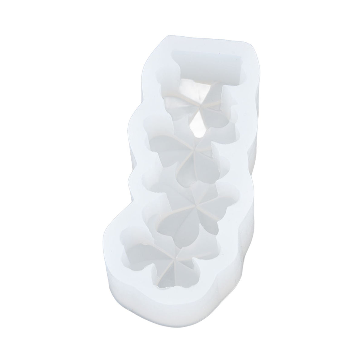 Candle Molds Silicone Easy Demoulding Food Grade Silicone DIY Chocolate Cake Mould for DIY Crafts Home DecorationFour Leaf Clover