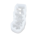 Candle Molds Silicone Easy Demoulding Food Grade Silicone DIY Chocolate Cake Mould for DIY Crafts Home DecorationFour Leaf Clover