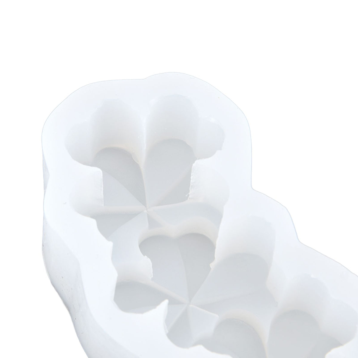 Candle Molds Silicone Easy Demoulding Food Grade Silicone DIY Chocolate Cake Mould for DIY Crafts Home DecorationFour Leaf Clover
