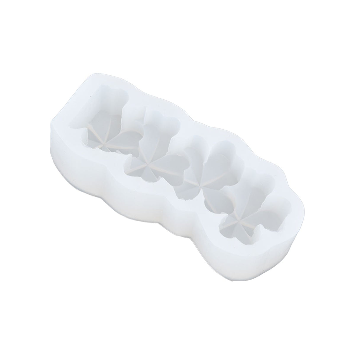 Candle Molds Silicone Easy Demoulding Food Grade Silicone DIY Chocolate Cake Mould for DIY Crafts Home DecorationFour Leaf Clover