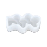 Candle Molds Silicone Easy Demoulding Food Grade Silicone DIY Chocolate Cake Mould for DIY Crafts Home DecorationLove Heart - Front View