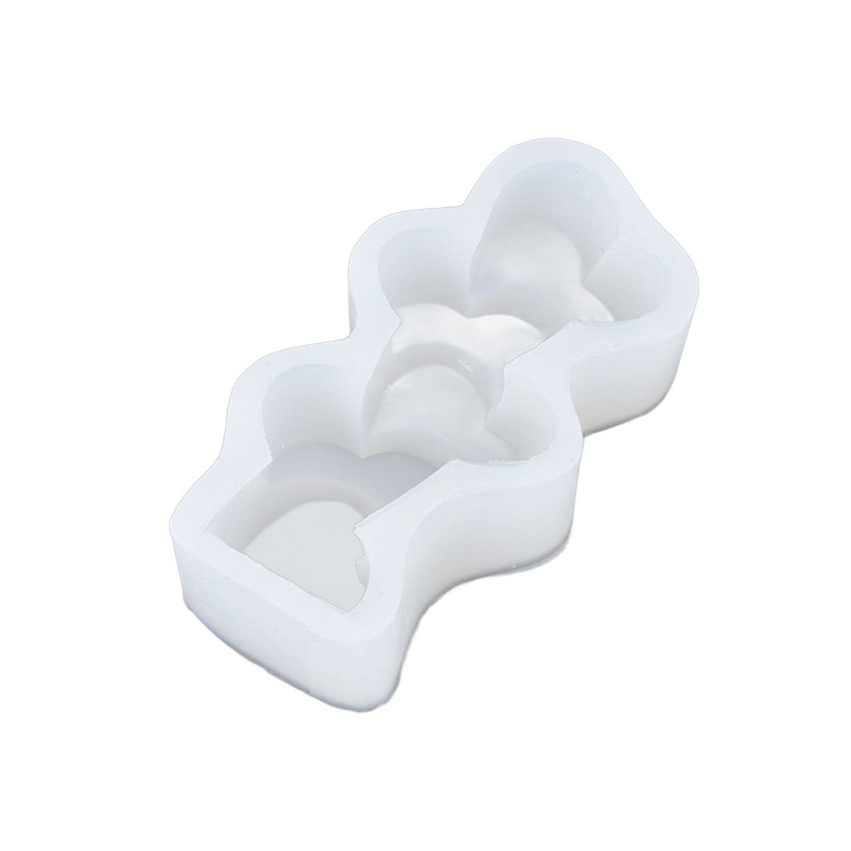 Candle Molds Silicone Easy Demoulding Food Grade Silicone DIY Chocolate Cake Mould for DIY Crafts Home DecorationLove Heart