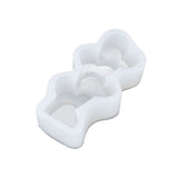 Candle Molds Silicone Easy Demoulding Food Grade Silicone DIY Chocolate Cake Mould for DIY Crafts Home DecorationLove Heart - Top-Down View