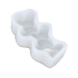 Candle Molds Silicone Easy Demoulding Food Grade Silicone DIY Chocolate Cake Mould for DIY Crafts Home DecorationLove Heart - Low Angle
