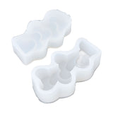 Candle Molds Silicone Easy Demoulding Food Grade Silicone DIY Chocolate Cake Mould for DIY Crafts Home DecorationLove Heart