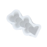 Candle Molds Silicone Easy Demoulding Food Grade Silicone DIY Chocolate Cake Mould for DIY Crafts Home DecorationLove Heart