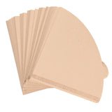 100PCS Coffee Filter Paper Cone Shaped Disposable Coffee Strainer Paper Natural Filter Paper AccessoryV60 12x11.6x4 cm / 4.7x4.6x1.6 In