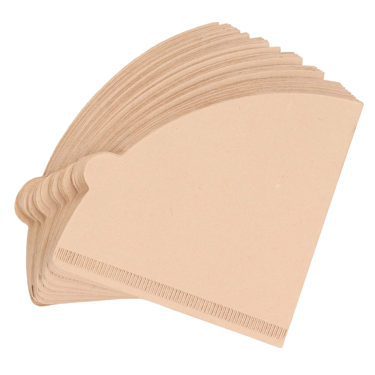 100PCS Coffee Filter Paper Cone Shaped Disposable Coffee Strainer Paper Natural Filter Paper AccessoryV60 12x11.6x4 cm / 4.7x4.6x1.6 In