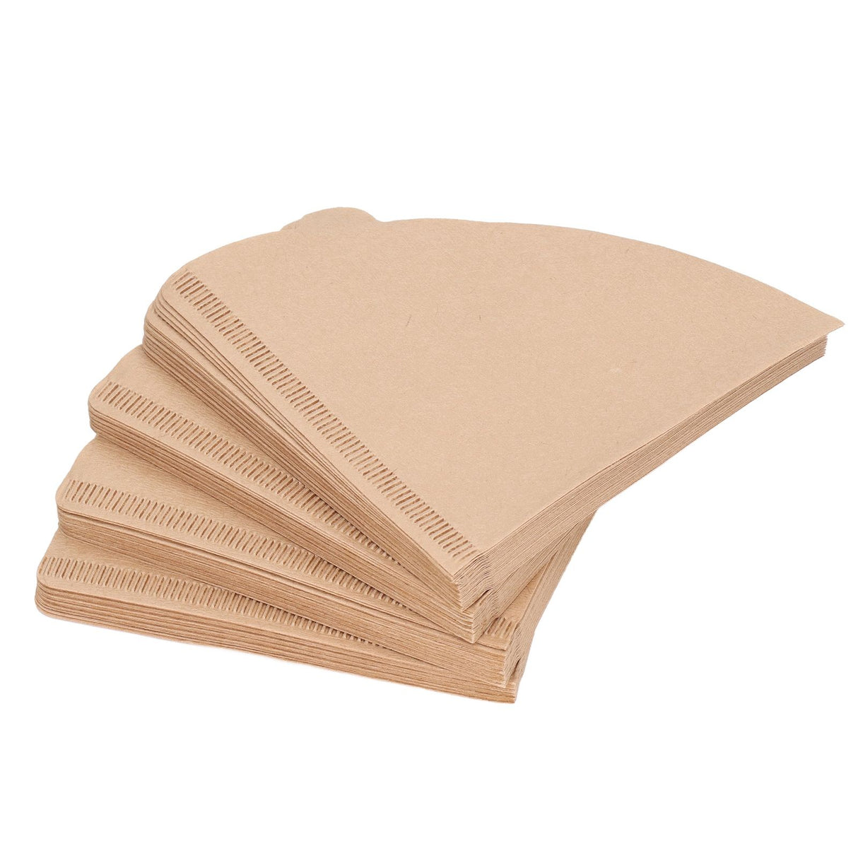 100PCS Coffee Filter Paper Cone Shaped Disposable Coffee Strainer Paper Natural Filter Paper AccessoryV60 12x11.6x4 cm / 4.7x4.6x1.6 In