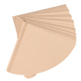100PCS Coffee Filter Paper Cone Shaped Disposable Coffee Strainer Paper Natural Filter Paper AccessoryV60 12x11.6x4 cm / 4.7x4.6x1.6 In