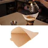 100PCS Coffee Filter Paper Cone Shaped Disposable Coffee Strainer Paper Natural Filter Paper AccessoryV60 12x11.6x4 cm / 4.7x4.6x1.6 In