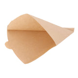 100PCS Coffee Filter Paper Cone Shaped Disposable Coffee Strainer Paper Natural Filter Paper AccessoryV60 12x11.6x4 cm / 4.7x4.6x1.6 In
