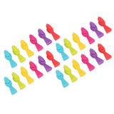 4 Set Wine Cup Labels Silicone Reusable Bird Shape Drinking Glass Identifier Markers for Bars Parties