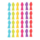 4 Set Wine Cup Labels Silicone Reusable Bird Shape Drinking Glass Identifier Markers for Bars Parties
