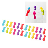 4 Set Wine Cup Labels Silicone Reusable Bird Shape Drinking Glass Identifier Markers for Bars Parties