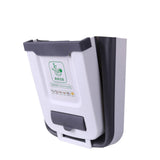Collapsible Trash Can Household Hanging Folding Waste Bin for Living Room Kitchen BedroomGray M (8L)