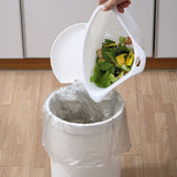 Kitchen Triangular Drain Basket Stable Easy Draining Corner Sink Strainer Basket for KitchenWhite