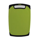 Wheat Straw Cutting Board Hemming Design Anti Slip Anti Overflow Sink Healthy Chopping Board for Household Outdoor CampingGreen - Front View