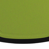Wheat Straw Cutting Board Hemming Design Anti Slip Anti Overflow Sink Healthy Chopping Board for Household Outdoor CampingGreen