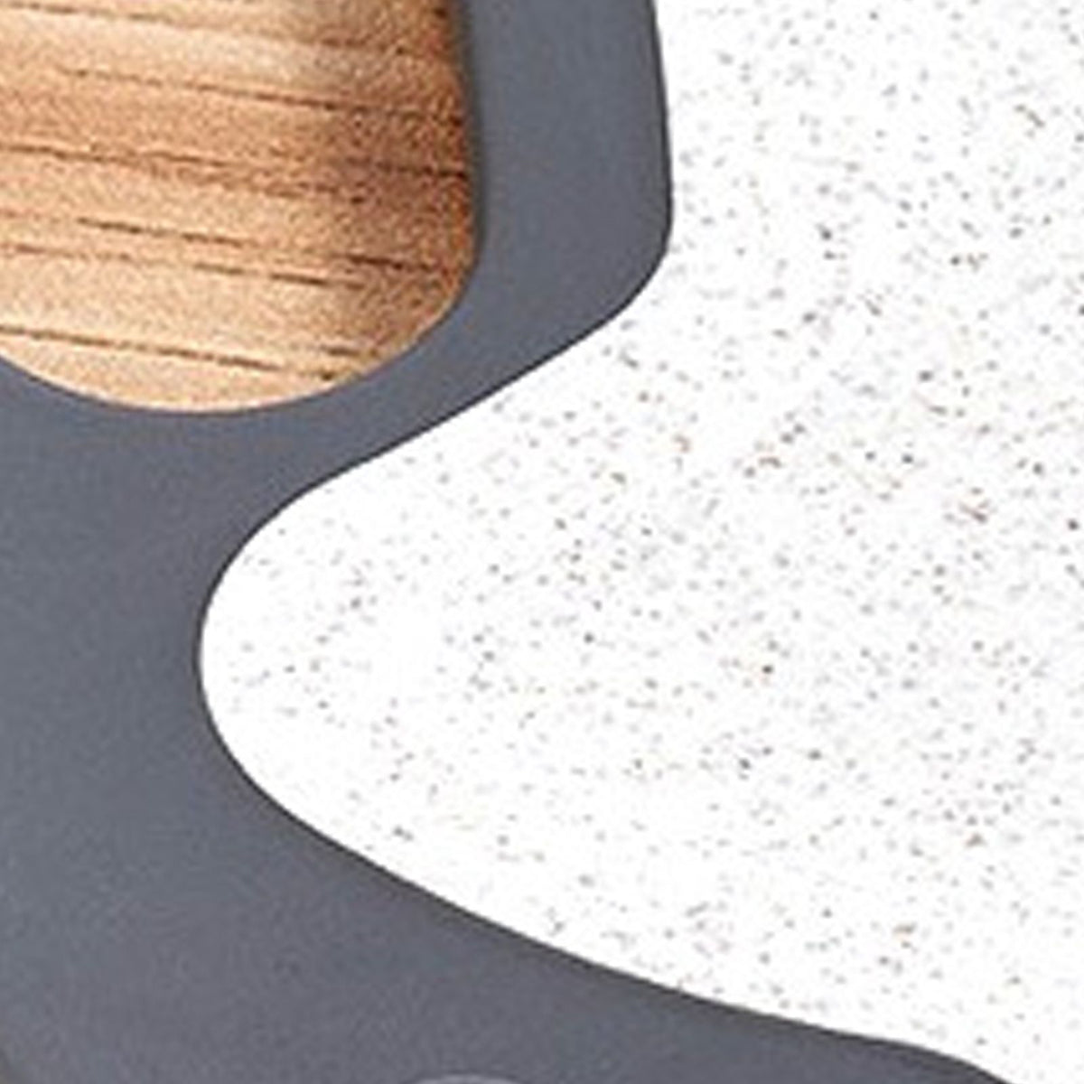 Wheat Straw Cutting Board Hemming Design Anti Slip Anti Overflow Sink Healthy Chopping Board for Household Outdoor CampingBeige