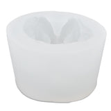 3D Angel Resin Mold Easy to Demold Reusable Food Grade Silicone Baby Angel Candle Mold for DIY Home Decoration CakeFace with Two Hands - Close-Up Angle