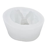 3D Angel Resin Mold Easy to Demold Reusable Food Grade Silicone Baby Angel Candle Mold for DIY Home Decoration CakeFace with Two Hands