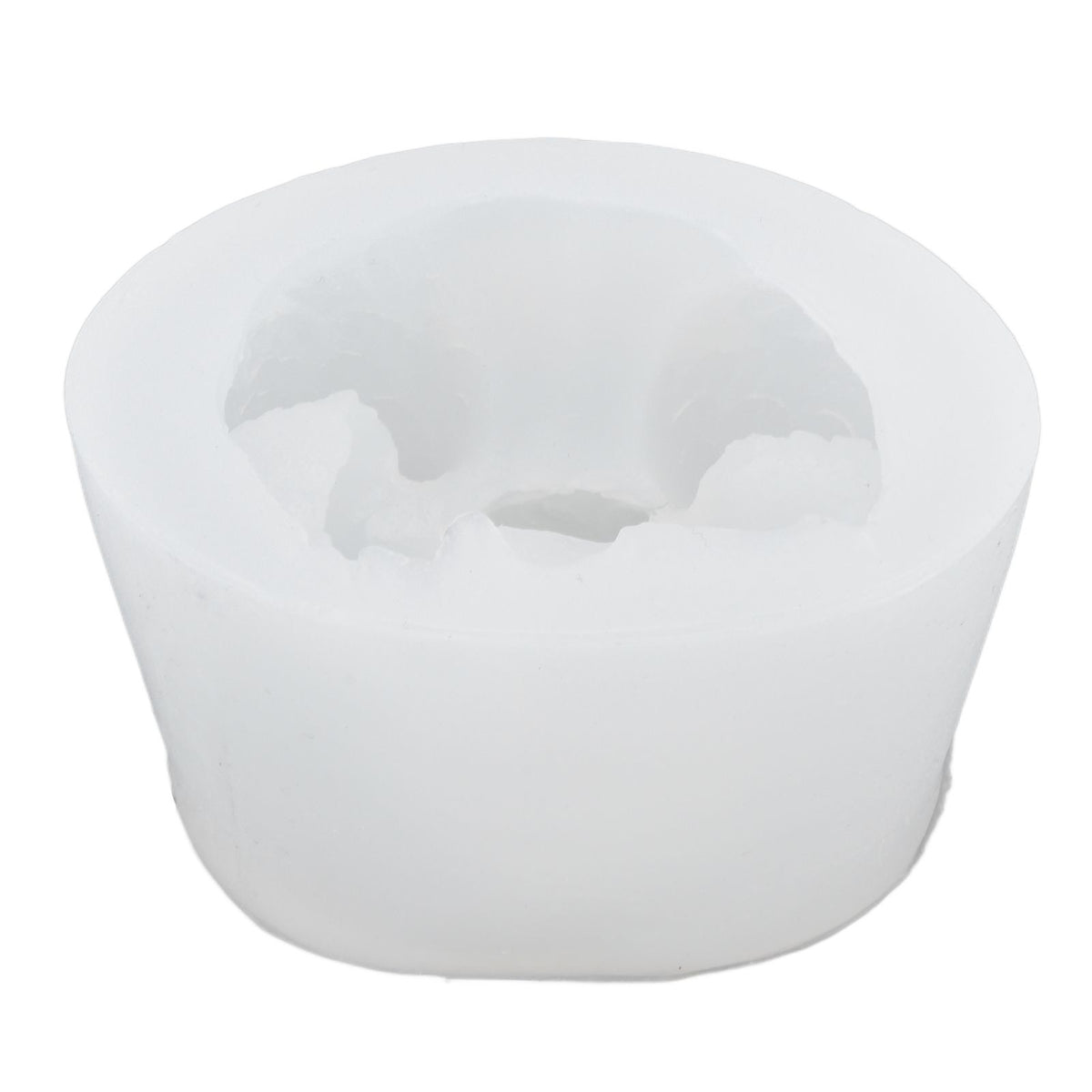 3D Angel Resin Mold Easy to Demold Reusable Food Grade Silicone Baby Angel Candle Mold for DIY Home Decoration CakeFace with One Hand