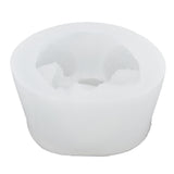 3D Angel Resin Mold Easy to Demold Reusable Food Grade Silicone Baby Angel Candle Mold for DIY Home Decoration CakeFace with One Hand