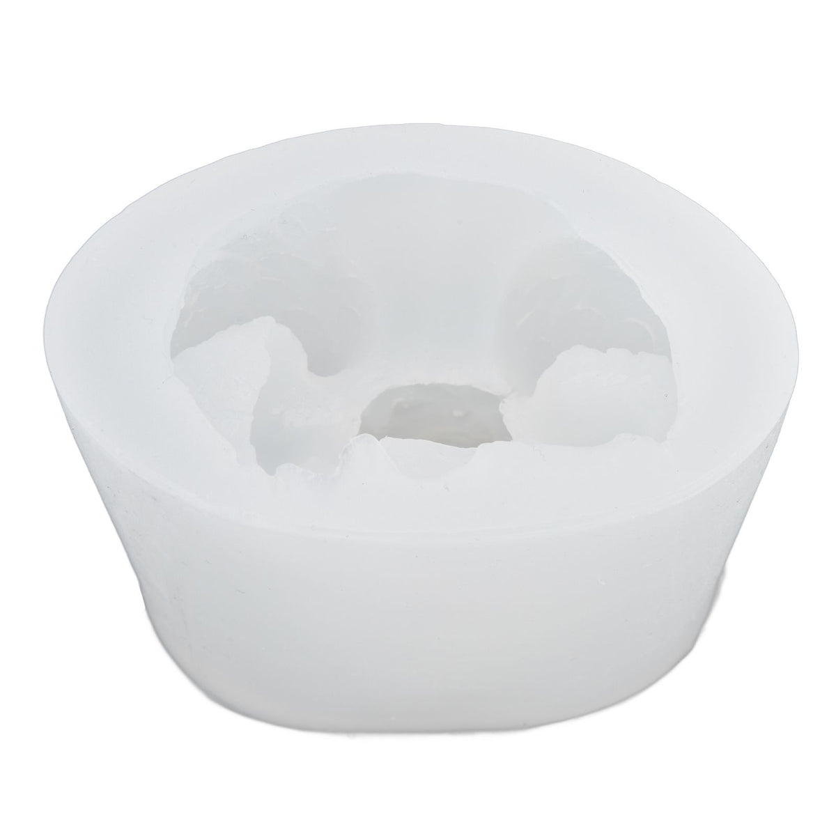 3D Angel Resin Mold Easy to Demold Reusable Food Grade Silicone Baby Angel Candle Mold for DIY Home Decoration CakeFace with One Hand